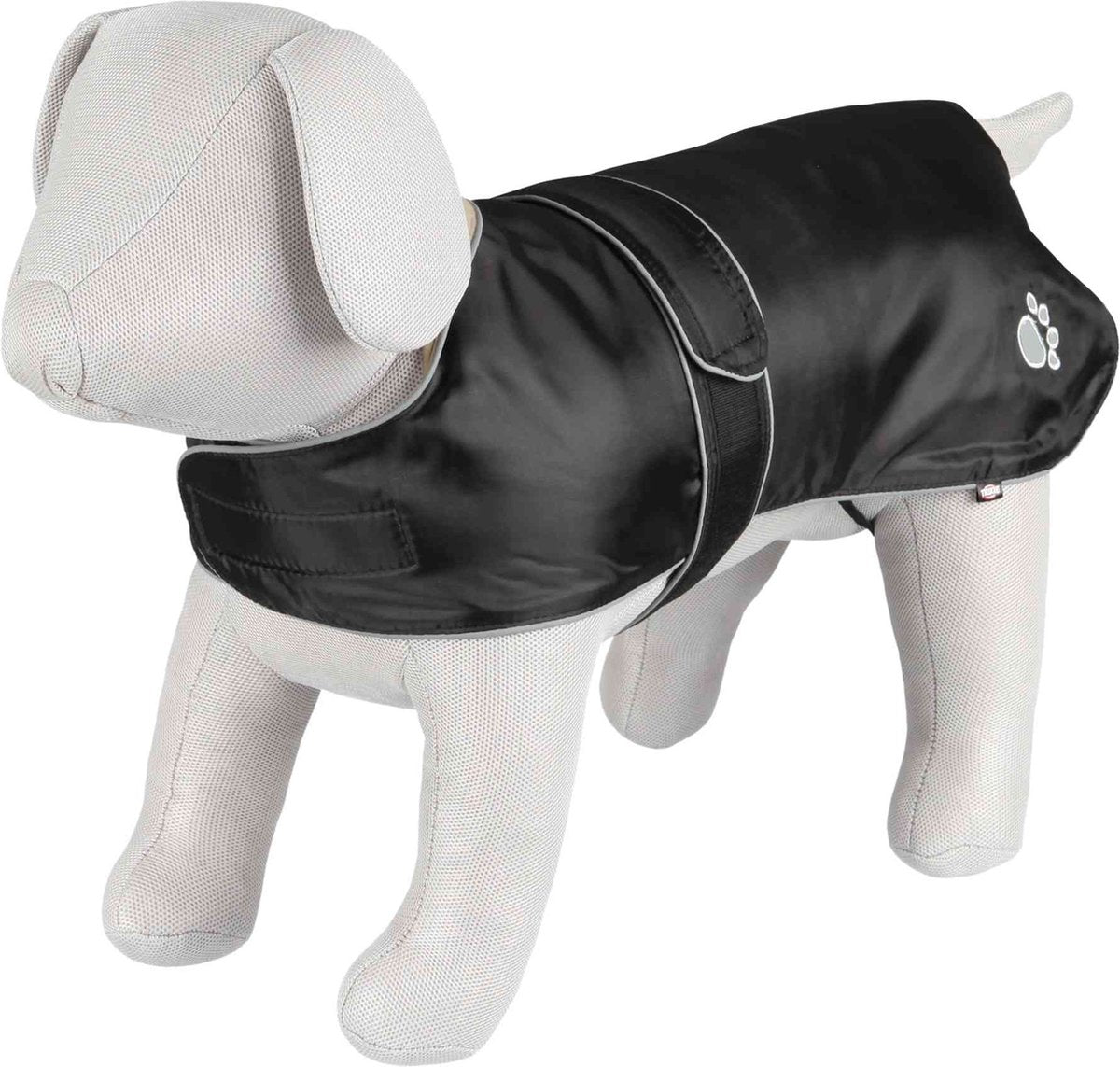 Trixie Orleans Hunde-Regenmantel – Schwarz, Größe M 40 cm