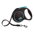 Flexi Hundeleine BLACK DESIGN 5 m Blau Größe M