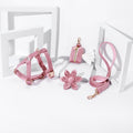 Blumen-Set für Hunde Pink – 4-teiliges Step-In Bundle
