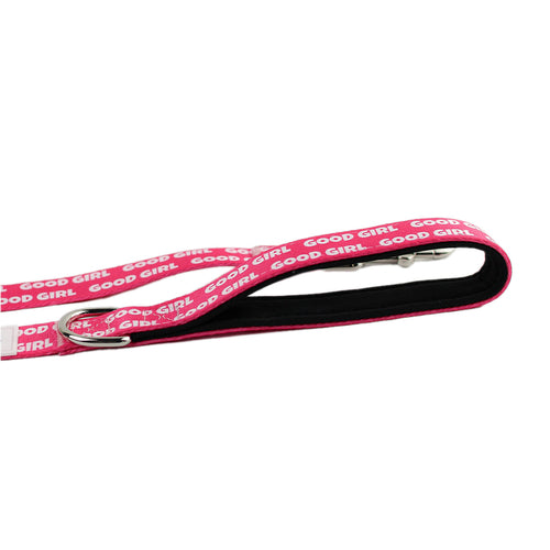Good Girl Hundeleine – Pink mit gepolstertem Griff