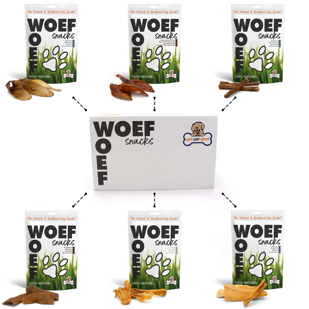 Kauwsnackbox für Hunde – 100% Natur Kausnack-Sortiment